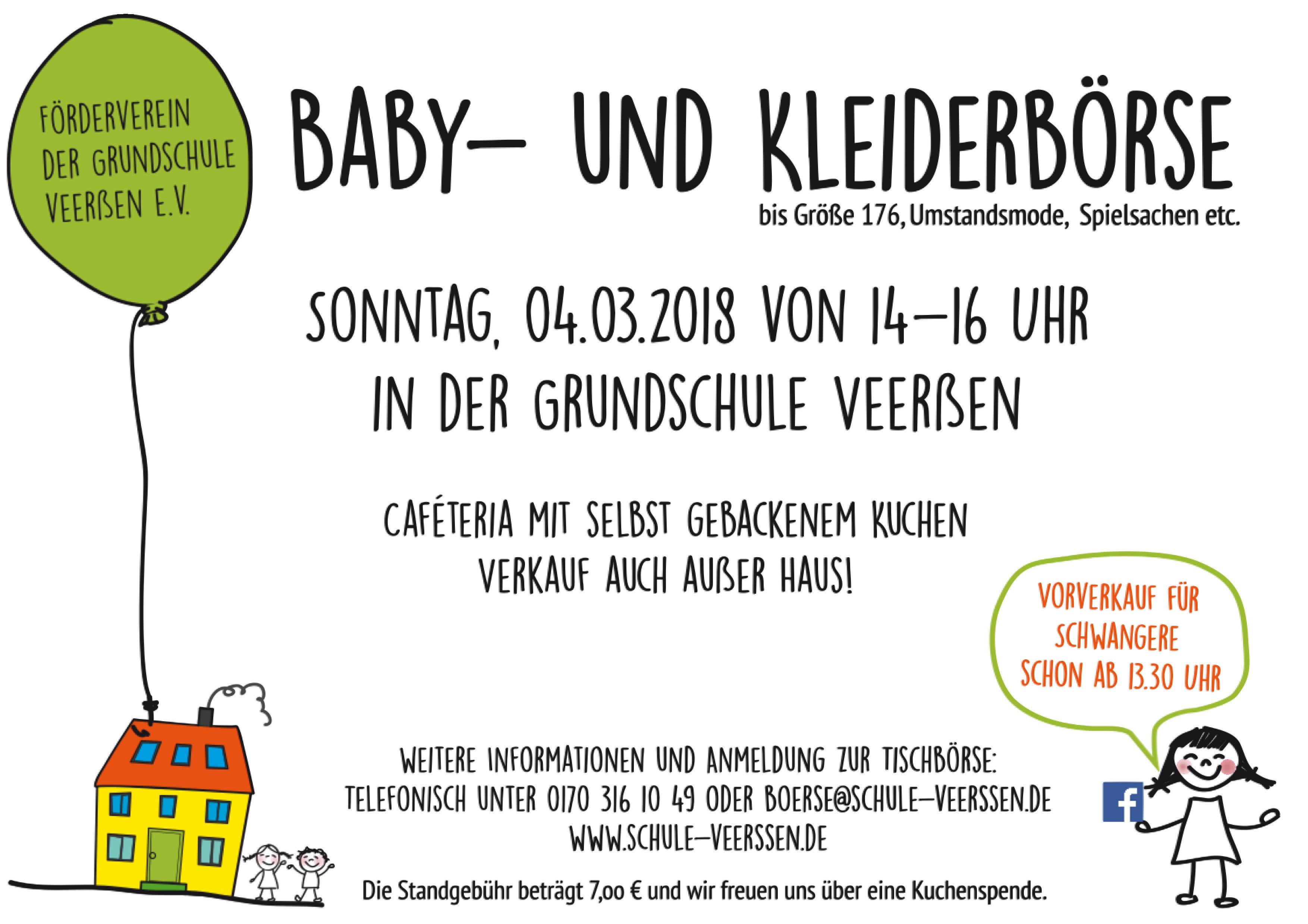 Flyer Baby- und Kleiderboerse
