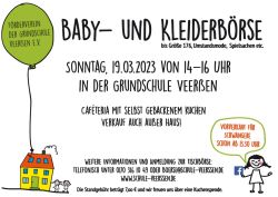 Flyer Baby- und Kleiderbörse